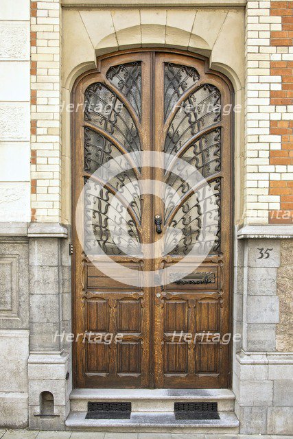 35 Rue le Correge, Brussels, Belgium, (1898), c2014-2017. Artist: Alan John Ainsworth.