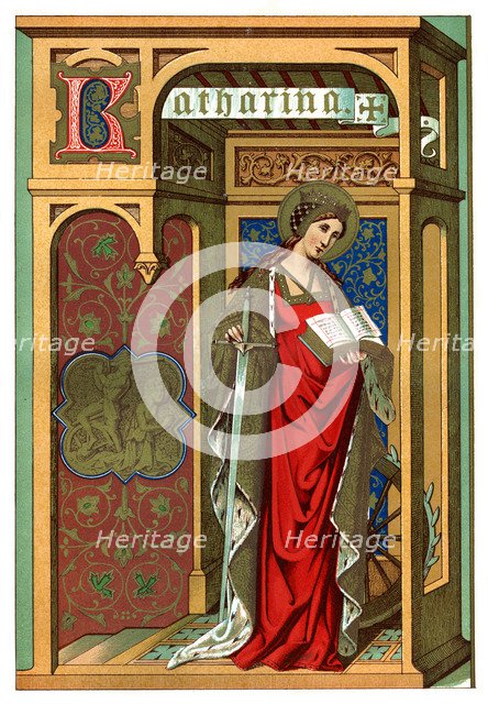 St Catherine, 1886. Artist: Unknown