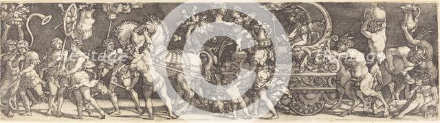 The Triumph of Bacchus, 1528. Creator: Master I. B..