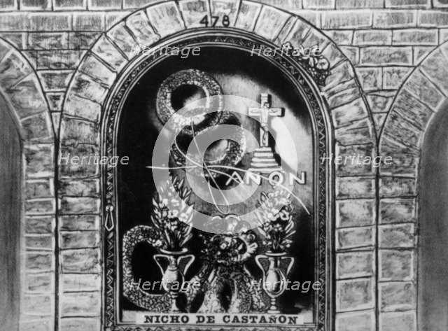 Niche of Castanon, (1871), 1920s. Artist: Unknown