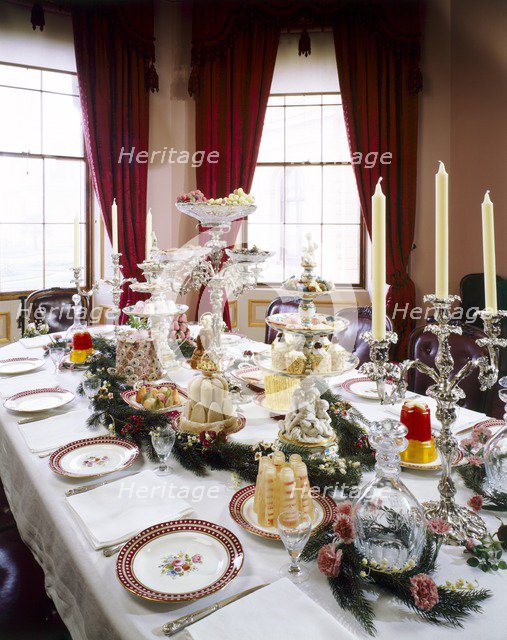 Dining Room, Osborne House, c1990-2010. Artist: Nigel Corrie.