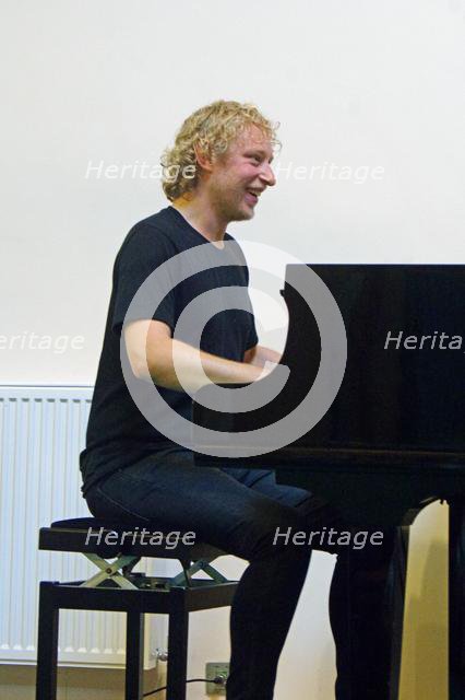 Joe Webb, Adrian Cox Quartet, Loughton Methodist Church, Essex, 28 Sept 2019. Creator: Brian O'Connor.
