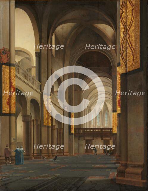 The Nave and Choir of the Mariakerk in Utrecht, 1641. Creator: Pieter Jansz Saenredam.