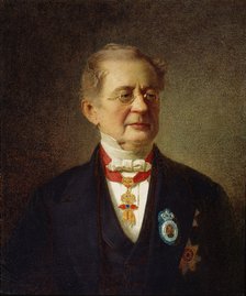 'Portrait of the Chancellor Prince Alexander M Gorchakov', 1867.  Artist: Johann Köler