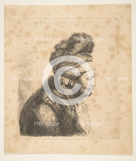 The Second Oriental Head (reverse copy), 18th century. Creator: John Smith.