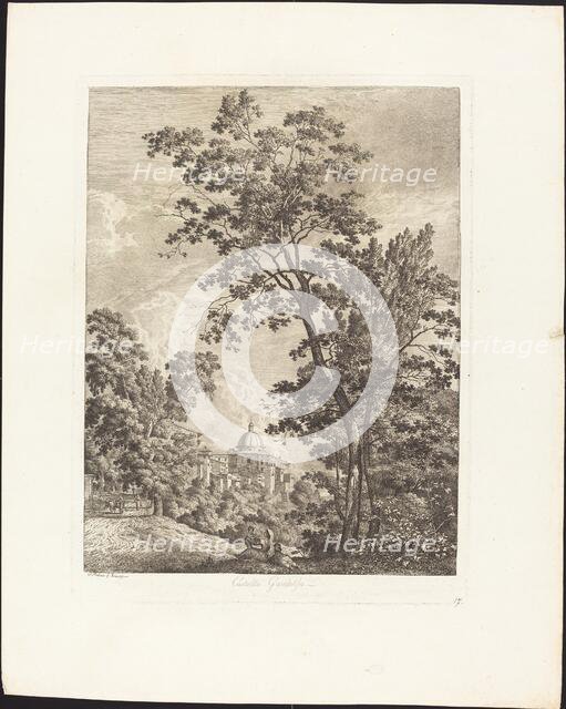 Castella Gandolfo, 1792. Creator: Jacob Wilhelm Mechau.