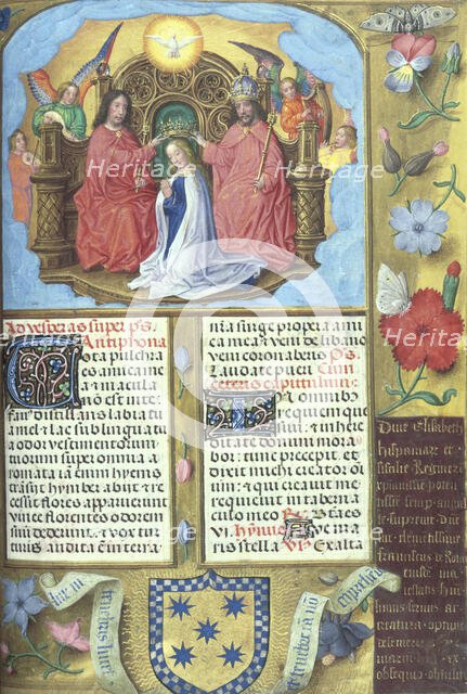 Coronation of Virgin Mary, c1490-1497.  Creator: Master of James IV of Scotland.