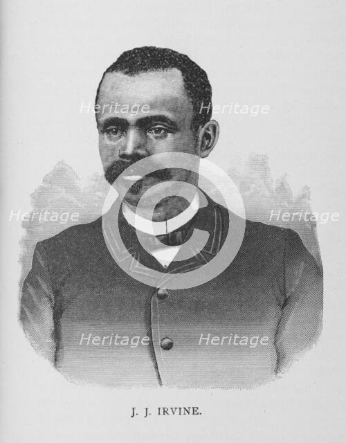 J. J. Irvine, 1887. Creator: Unknown.