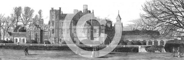 ''Visit of the Prince of Wales to Bournemouth; Canford Manor, The residence of Lord...', 1890. Creator: Unknown.