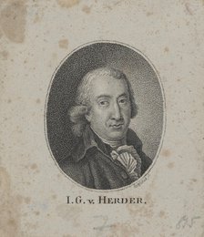 Portrait of Johann Gottfried von Herder (1744-1803).