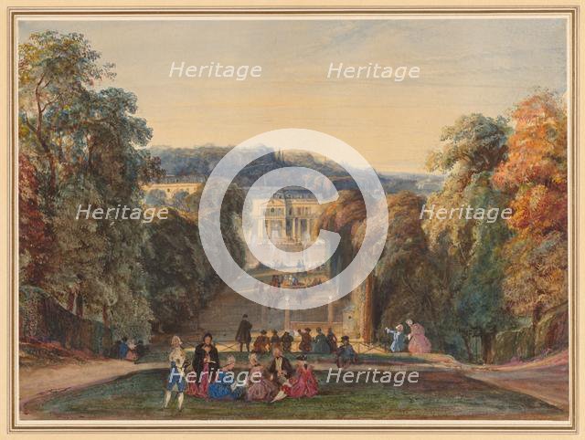 In the Park of Saint Cloud, 1800s. Creator: Constant Troyon (French, 1810-1865).