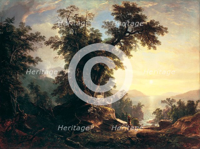 The Indian's Vespers, 1847. Artist: Durand, Asher Brown (1796-1886)