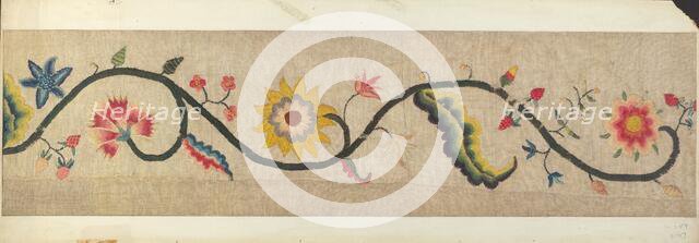 Crewel Embroidery (Border), c. 1938. Creator: Lawrence Peterson.