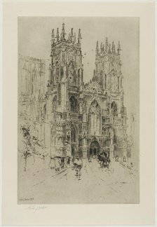 York Cathedral, 1898. Creator: Charles John Watson.