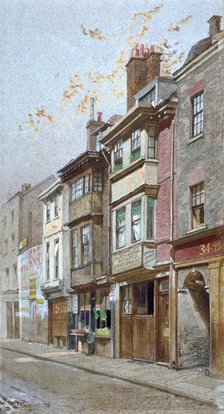 View of nos 36 and 38 Gray's Inn Road, London, 1879.                          Artist: John Crowther