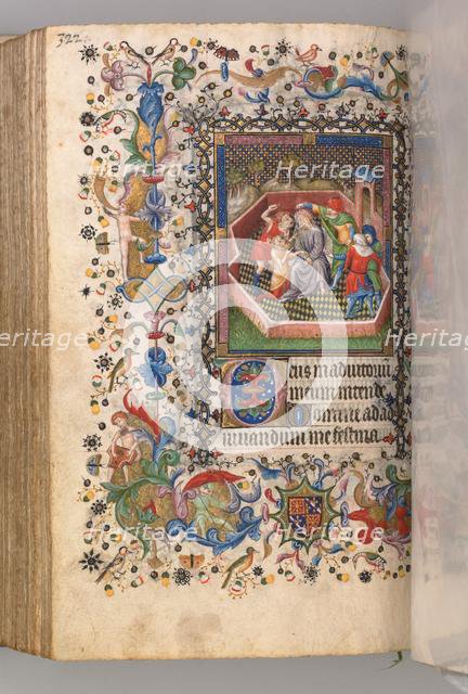 Hours of Charles the Noble, King of Navarre (1361-1425): fol. 161v, Mocking of Christ, c. 1405. Creator: Master of the Brussels Initials and Associates (French).