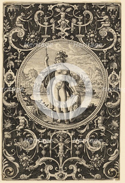 Minerva, n.d. Creator: Adriaen Collaert.