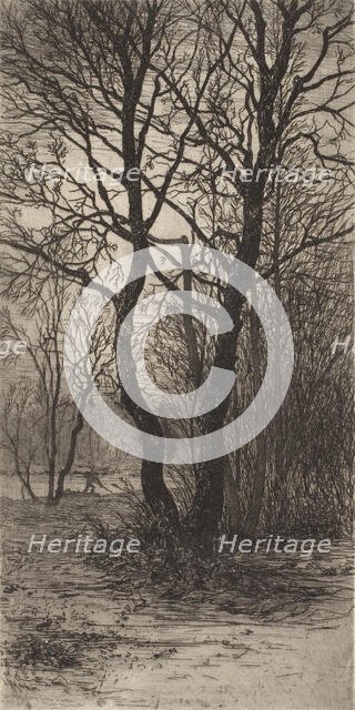 Nymphenburg Palace Garden, near Munich, 1884. Creator: Lewis Henry Meakin.