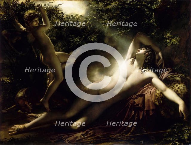 The Sleep of Endymion, 1791. Creator: Girodet de Roucy Trioson, Anne Louis (1767-1824).