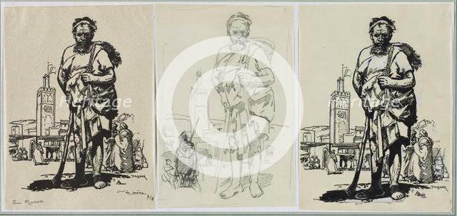 Au Maroc, 1914. Creator: Auguste Louis Lepère (French, 1849-1918).