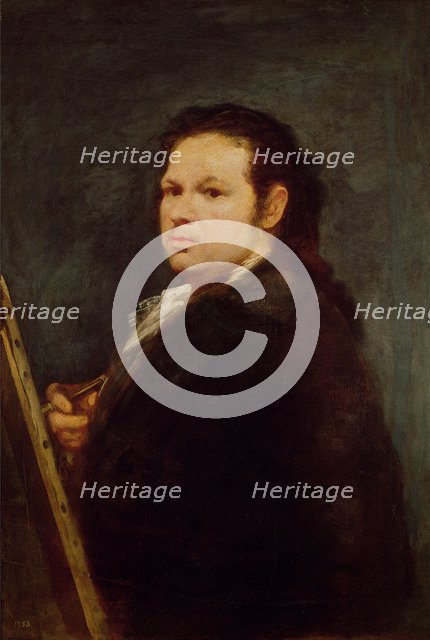 Self-Portrait. Artist: Goya, Francisco, de (1746-1828)