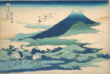 “Umezawa Manor in Sagami Province,” from the series Thirty-six Views of Mount Fuji ..., ca. 1830-32. Creator: Hokusai.