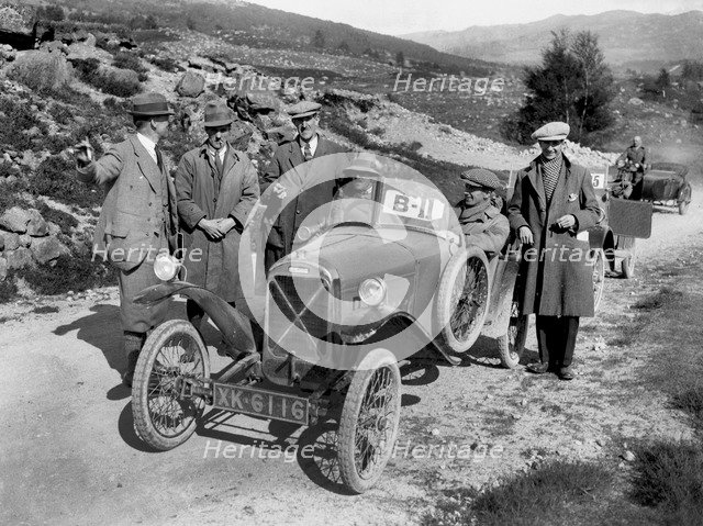 Salmson open sports 2-seater of Armand Bovier at the Scottish Light Car Trial, 1922. Artist: Bill Brunell.