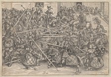 Tournament, 1509. Artist: Cranach, Lucas, the Elder (1472-1553)