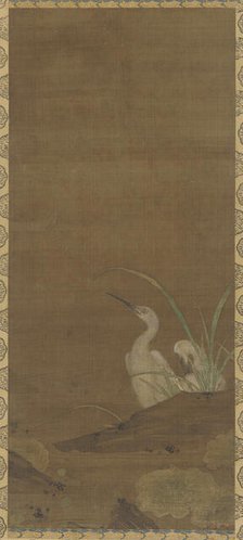 Herons and Water Plants, 1368-1644. Creator: Unknown.