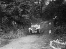 1934 Singer Le Mans of the Candidi Provocatores team taking part in a motoring trial, late 1930s. Artist: Bill Brunell.