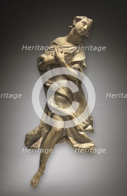 Kneeling Angel, c. 1760. Creator: Ignaz Günther (German, 1725-1775).