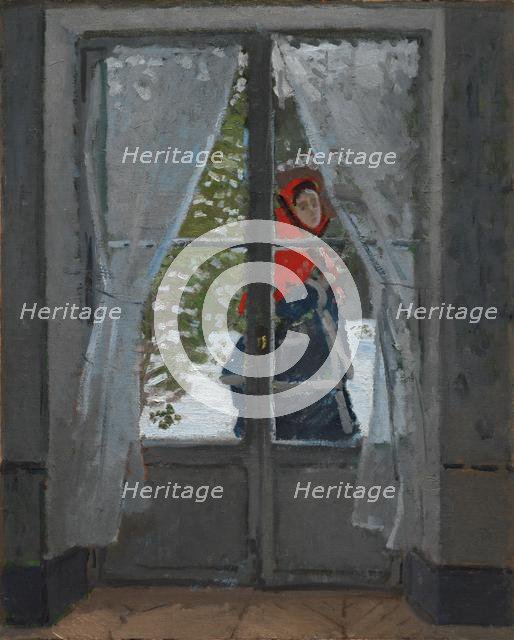 The Red Kerchief, c. 1868-73. Creator: Claude Monet (French, 1840-1926).