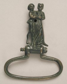 Key Ring with Lovers, German, late 15th century. Creator: Unknown.