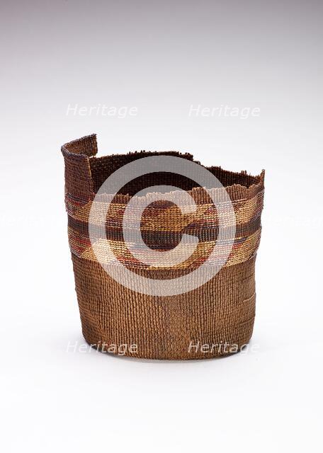 Basket, 1870-1886. Creator: Unknown.