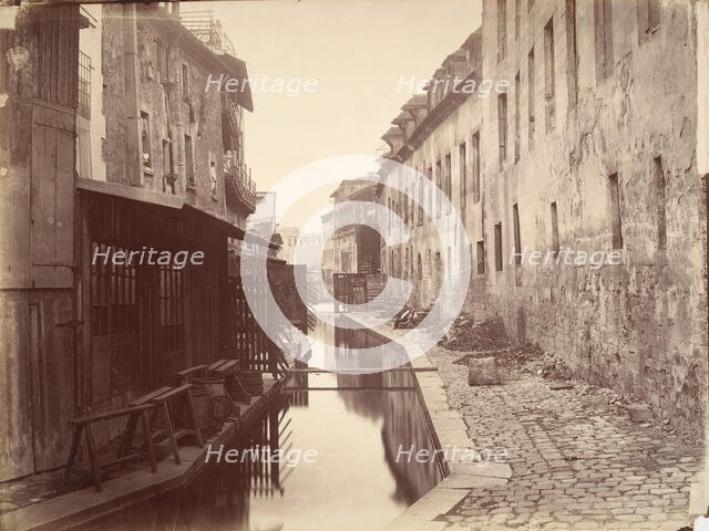 La Bièvre, ca. 1865. Creator: Charles Marville.