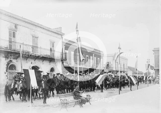Rurales in Matamoros, 1913. Creator: Bain News Service.