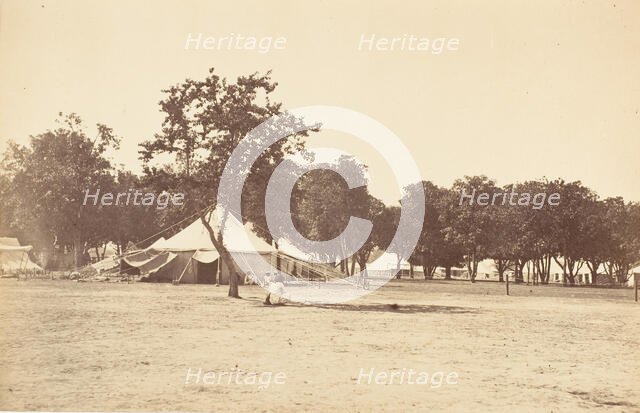 Side View of Main Street, Governor General's Camp, 1858-61. Creator: Unknown.