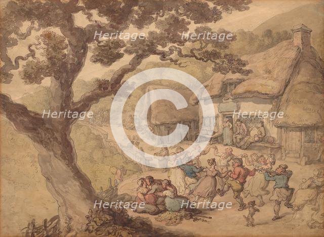 The Village Dance. Creator: Thomas Rowlandson (British, 1756-1827).
