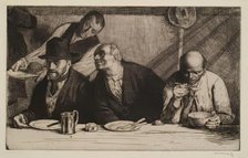 The Eating House, 1903. Creator: William Strang.