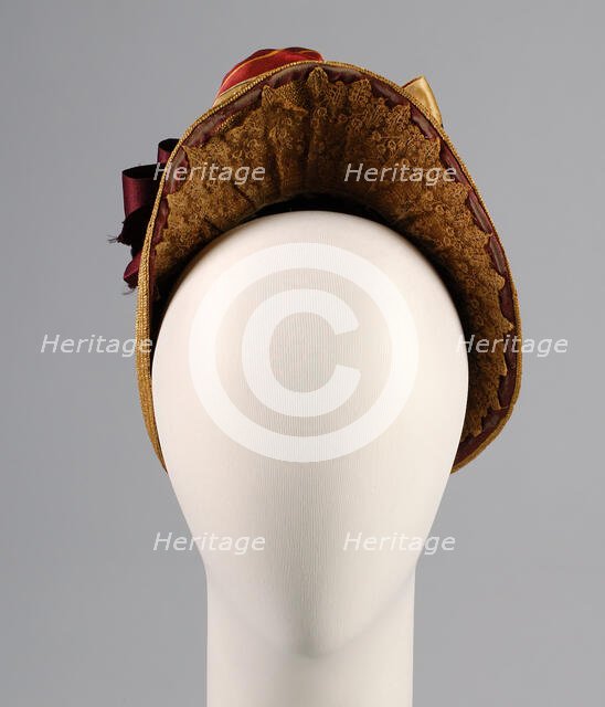 Hat, American, 1883. Creator: Unknown.