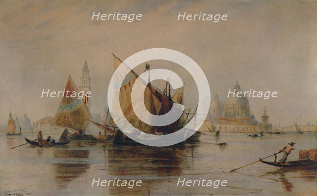 'Santa Maria della Salute, Venice', 1880, (1935). Artist: Thomas Bush Hardy.