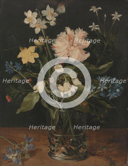 Still Life with Flowers in a Glass, c.1602. Creator: Jan Brueghel the Elder.