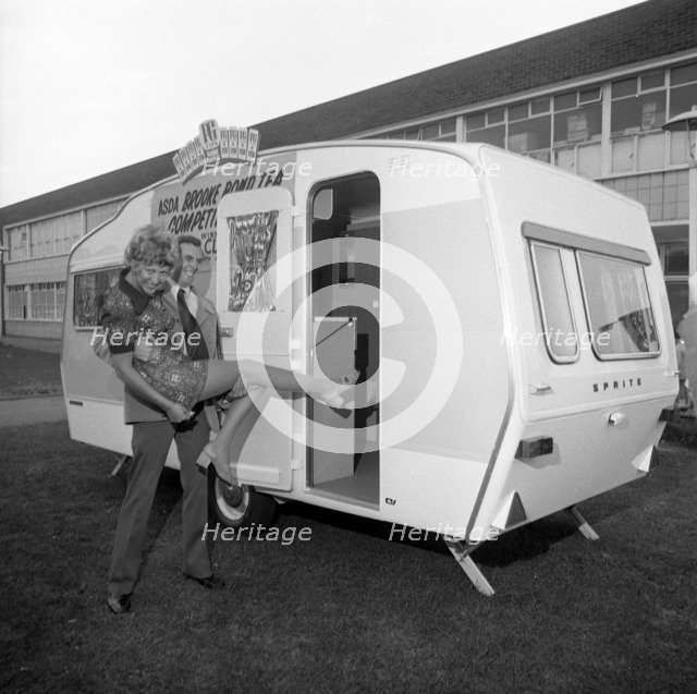 Caravan winners, Rotherham, South Yorkshire, 1972.  Artist: Michael Walters