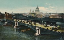 'Blackfriars Bridge, London', 1911. Creator: Unknown.