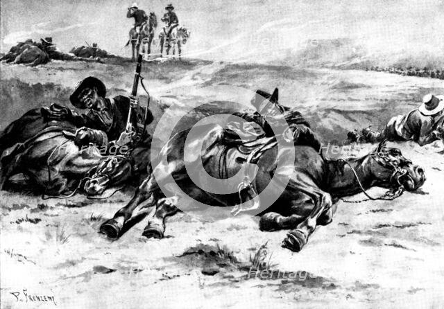 The Spanish-American War: 10th Dragoons, Coloured Regiment, United States Regular Army..., 1898. Creator: Unknown.