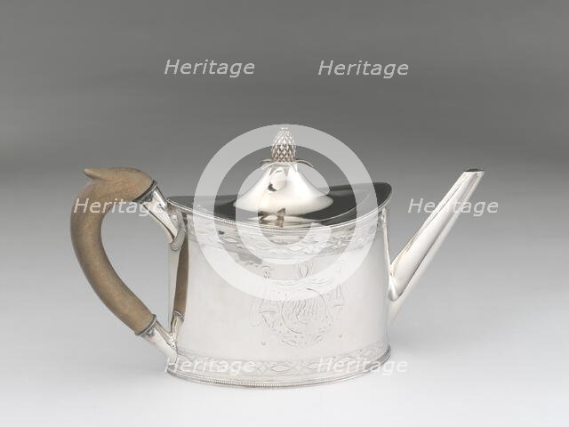 Teapot, c. 1793. Creator: Daniel Van Voorhis.