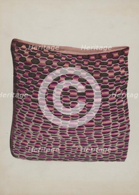 Pillow, c. 1936. Creator: Natalie Simon.