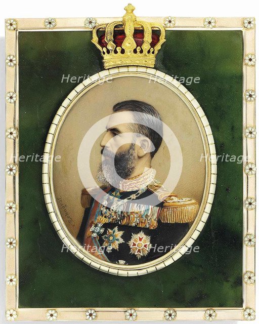 Portrait of King Carol I of Romania (1839-1914), .