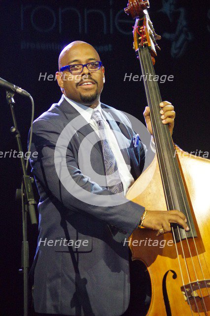 Christian McBride, Love Supreme Jazz Festival, Glynde Place, East Sussex, 2014.  Artist: Brian O'Connor.