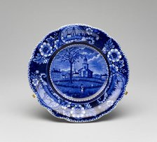 Plate, 1827/36. Creator: James and Ralph Clews.